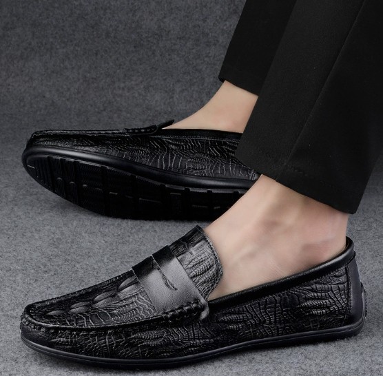 Men Fashion Casual Shoes Black