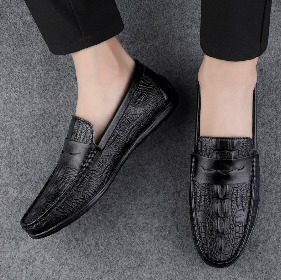 Men Fashion Casual Shoes Black