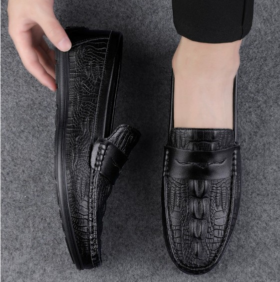 Men Fashion Casual Shoes Black